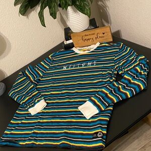 Welcome Striped Long Sleeve Shirt
